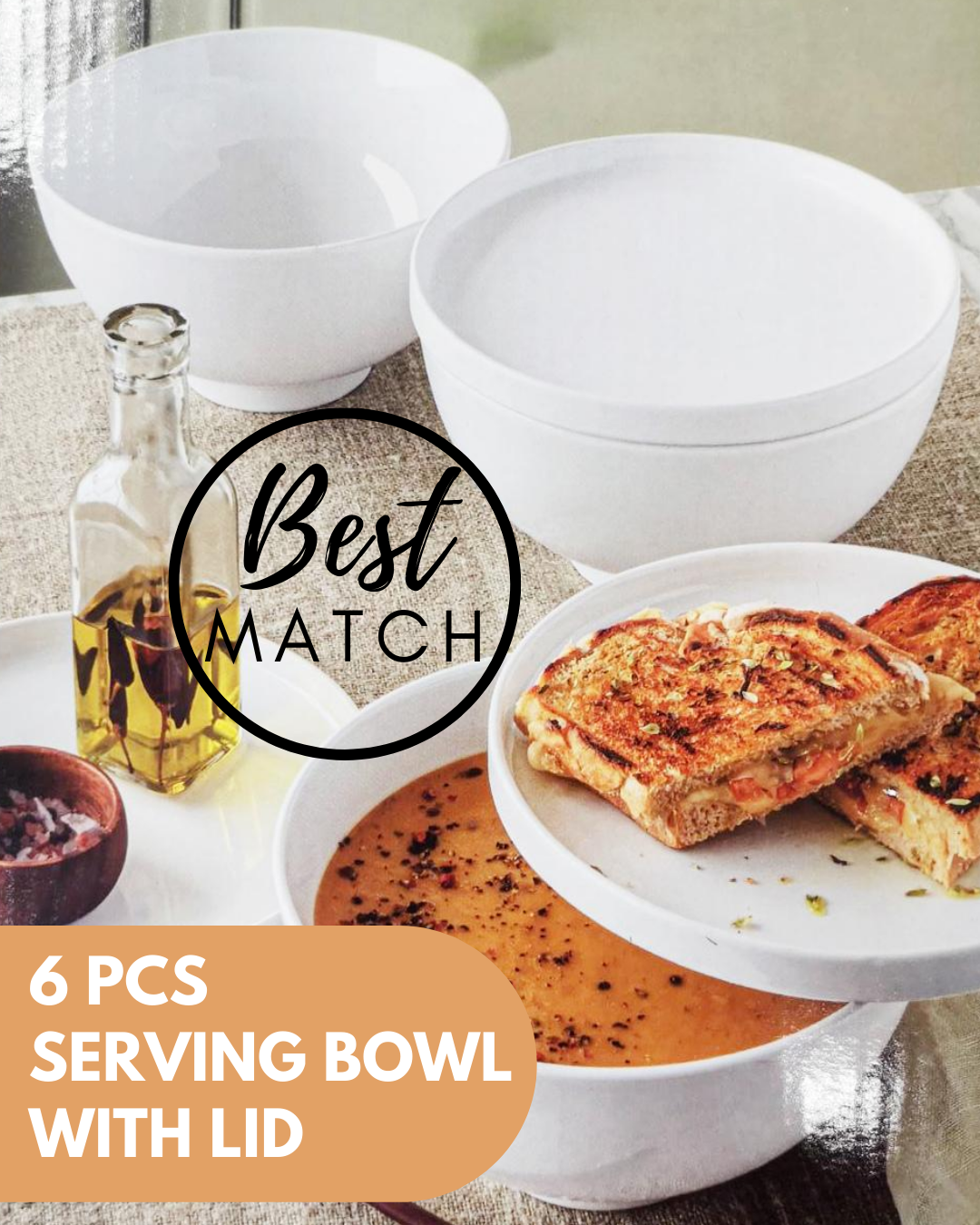 Best Match 6 pc Conveniently anytime, anywhere