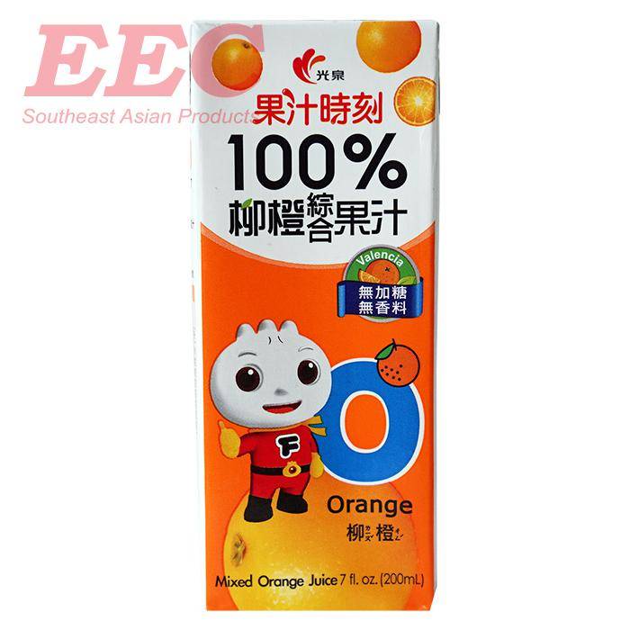 KUANG CHUAN 100% Pure Orange Juice_200ml