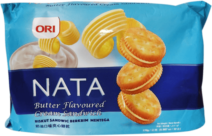 ORI NATA Sandwich Biscuit butte 170g