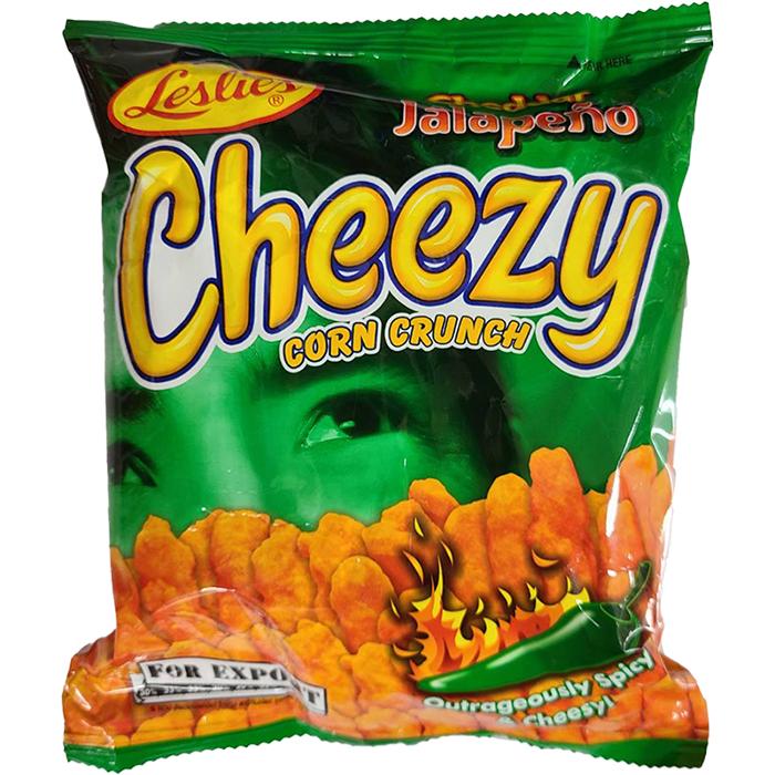 LESLIE\'S CHEEZY Corn Crunch Jalapeno 70g