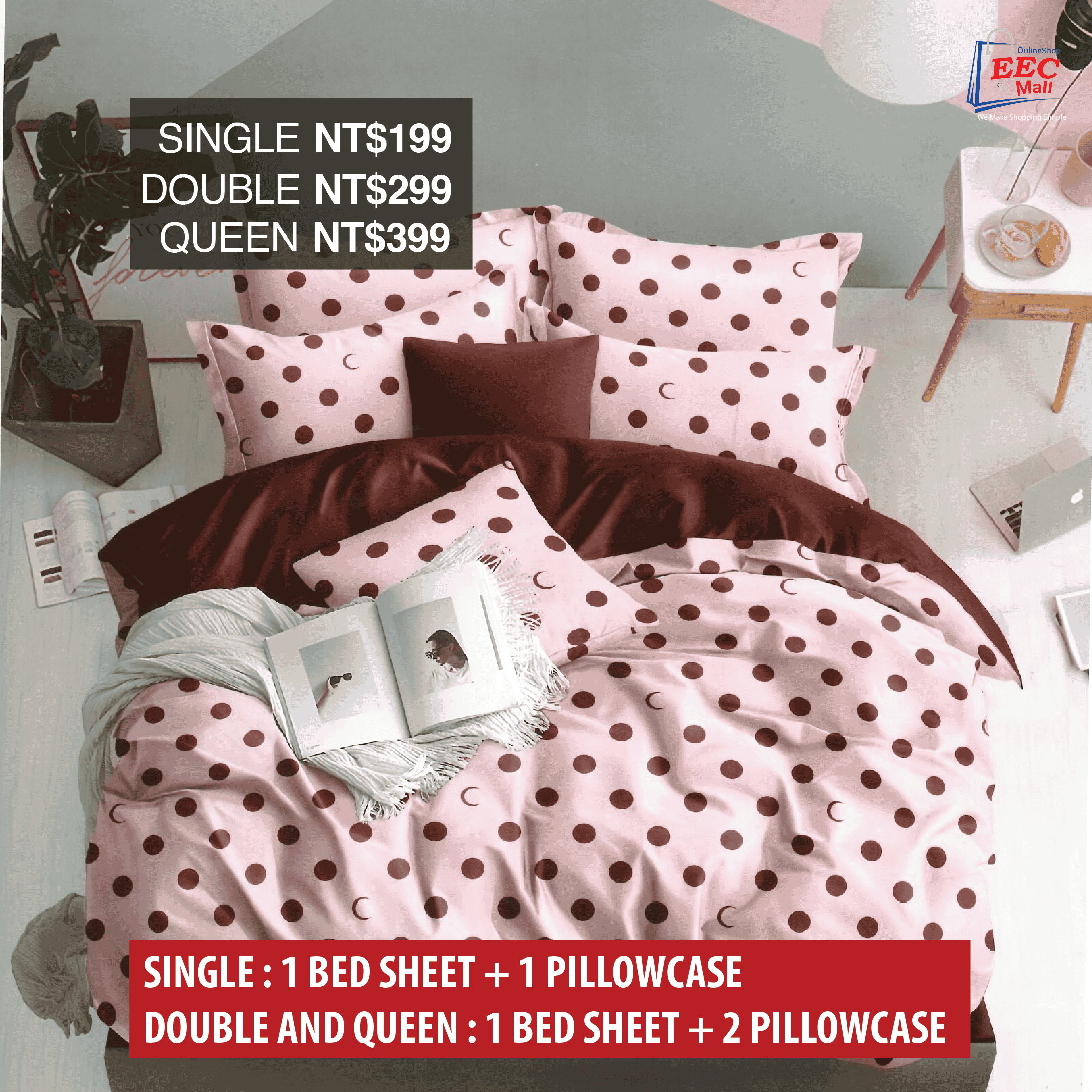 BEDSHEET Conveniently anytime, anywhere