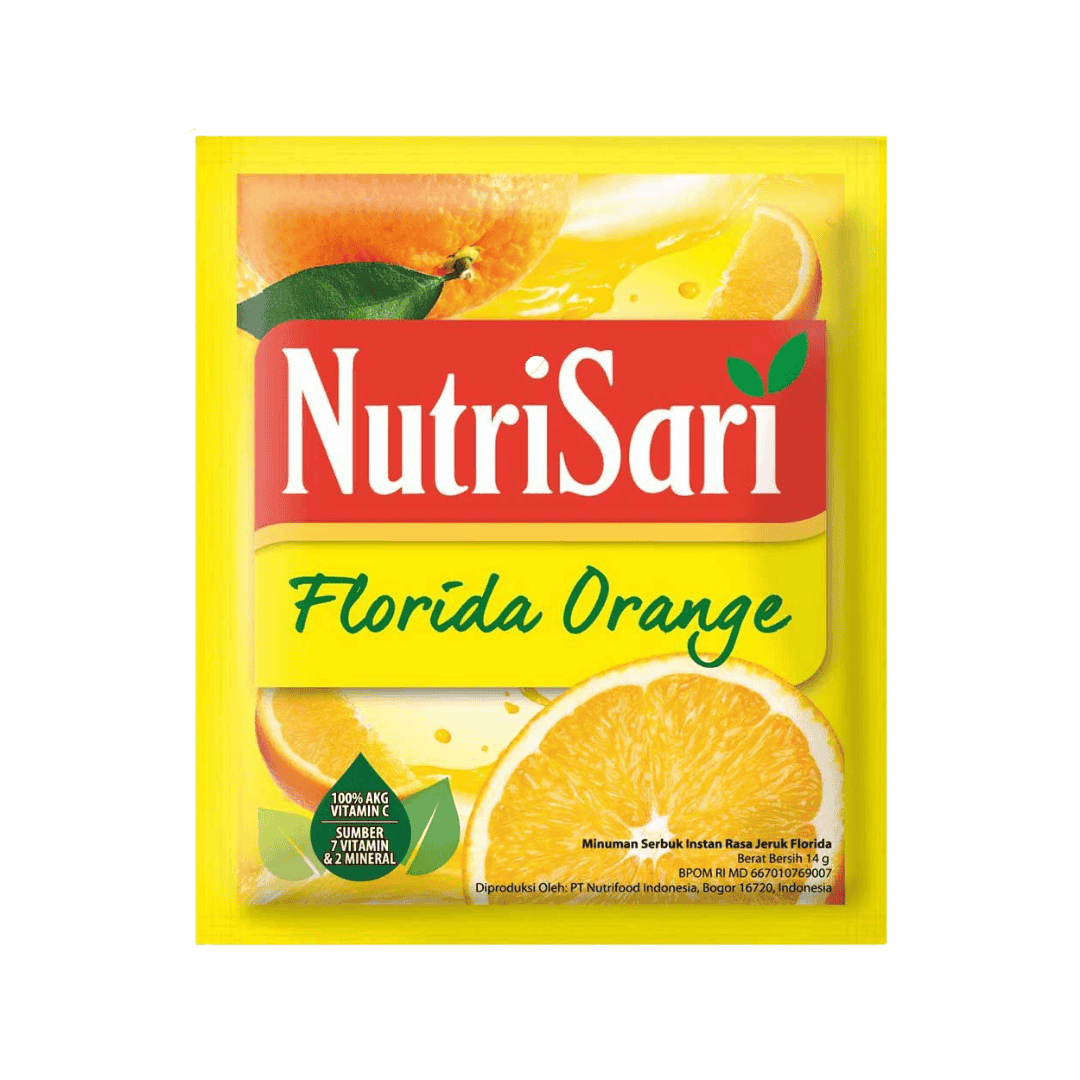 NUTRISARI Minuman Florida Orange 14g*10pcs.