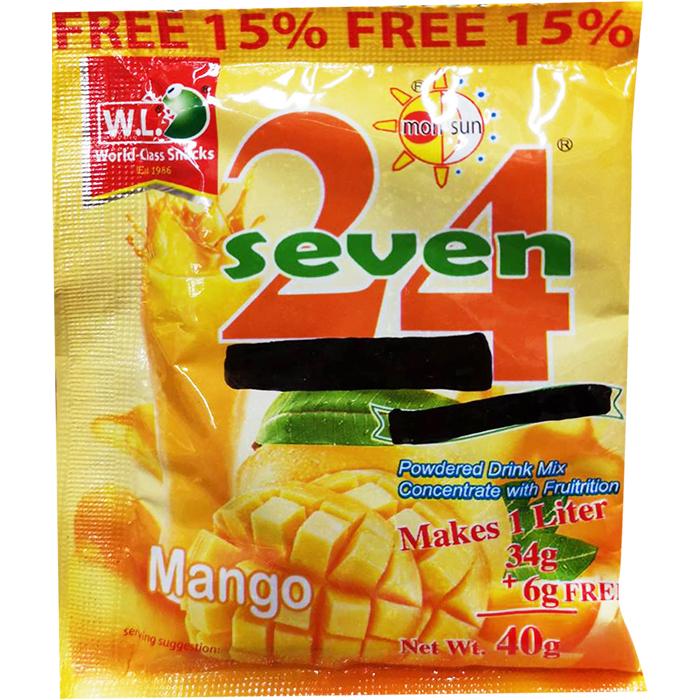 24SEVEN Mango Powder Drink Mix 40g