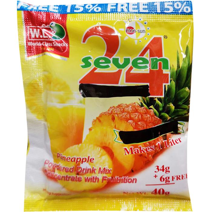 24SEVEN Pineapple Powder Drink Mix 40g