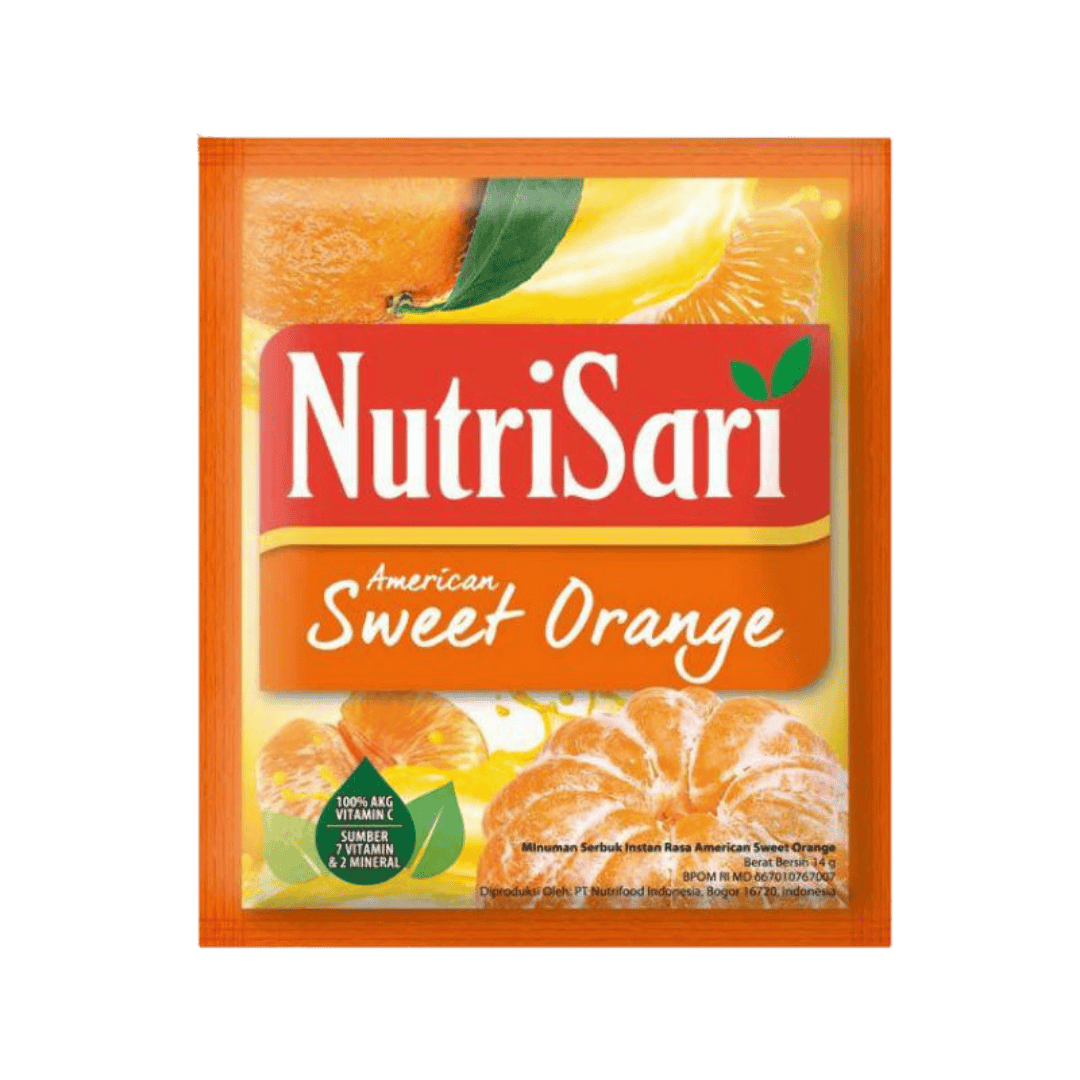 NUTRISARI Minuman Sweet Orange 14g*10pcs.