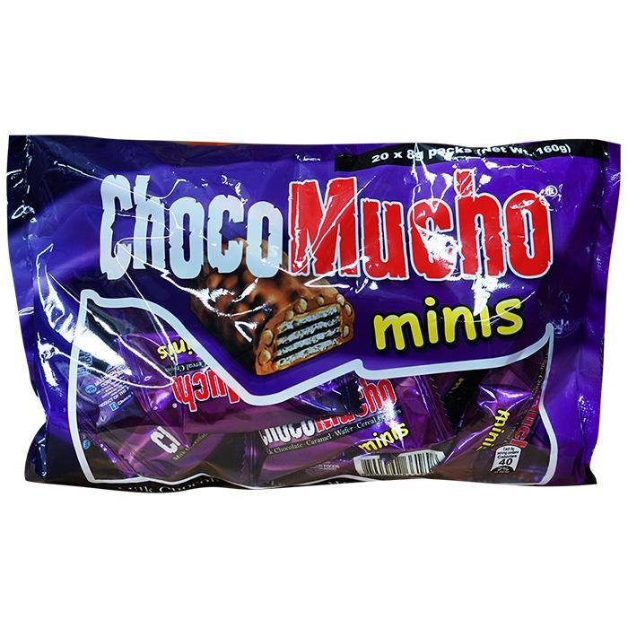 Choco mucho minis choco wafer crisp 20's (4800092661815)