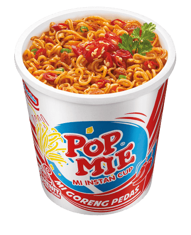 POPMIE Cup Noodle Mie Goreng Pedas 65g
