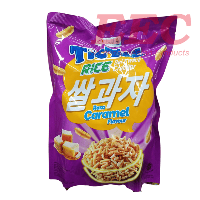 DUA-KELINCI TICTAC Rice Cracker Caramel 64g/20