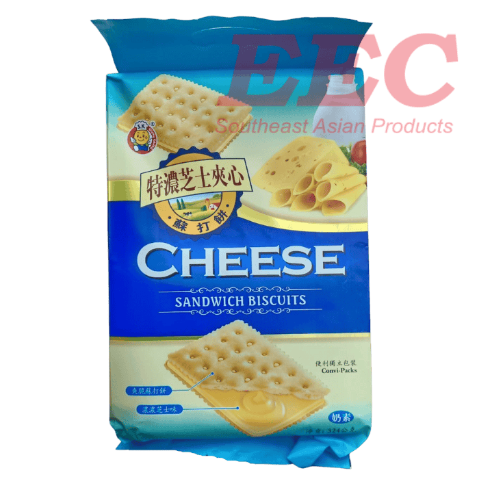 SHENG KAUNG Cheese Sandwich Biscuits 324g