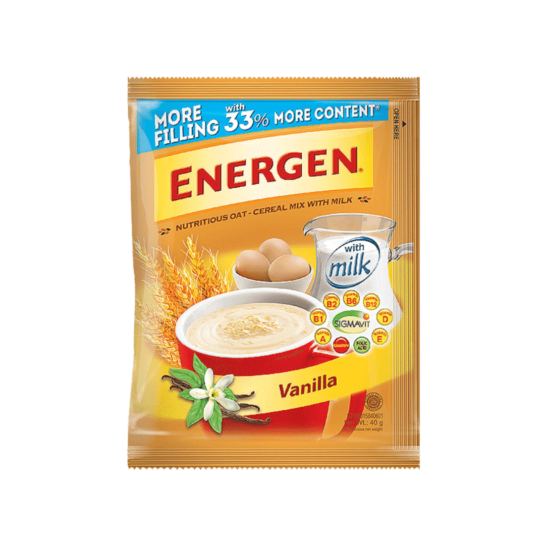 ENERGEN Cereal Drink Vanilla 30g*10