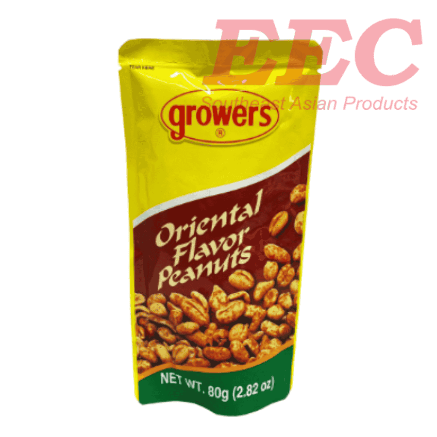 GROWERS Less-Grease Peanuts Oriental 80g