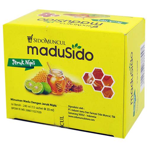 SIDOMUNCUL MADUSIDO Minuman Madu Dengan Jeruk Nipis 240ml