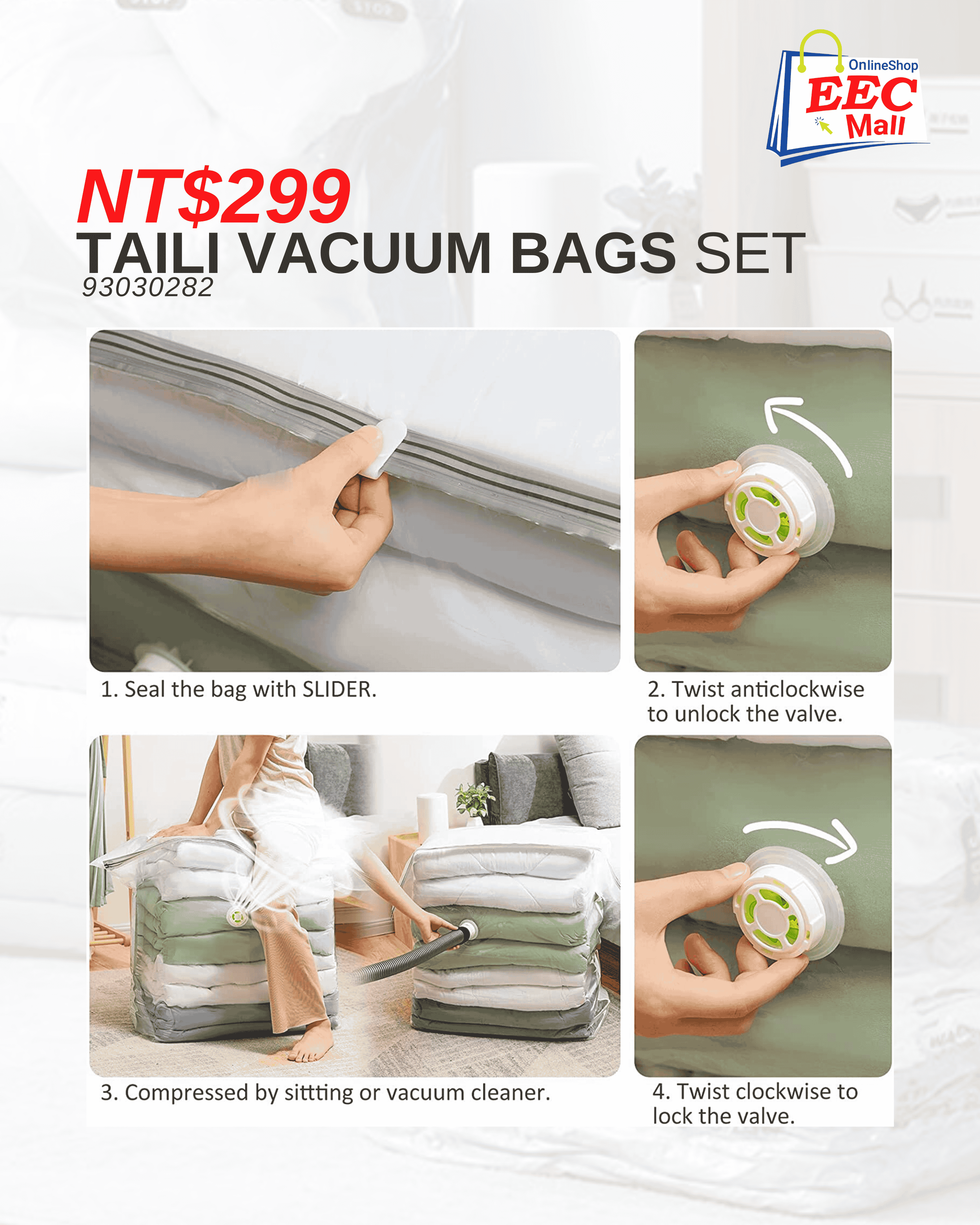 TAILI Vacuum Bags Set