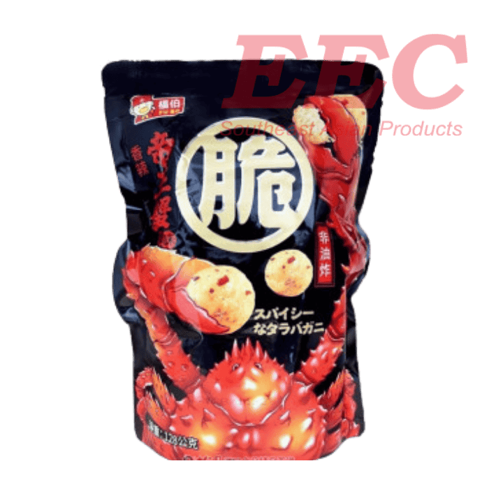 FUBO Rice Crackers Crab Spicy 128g/12