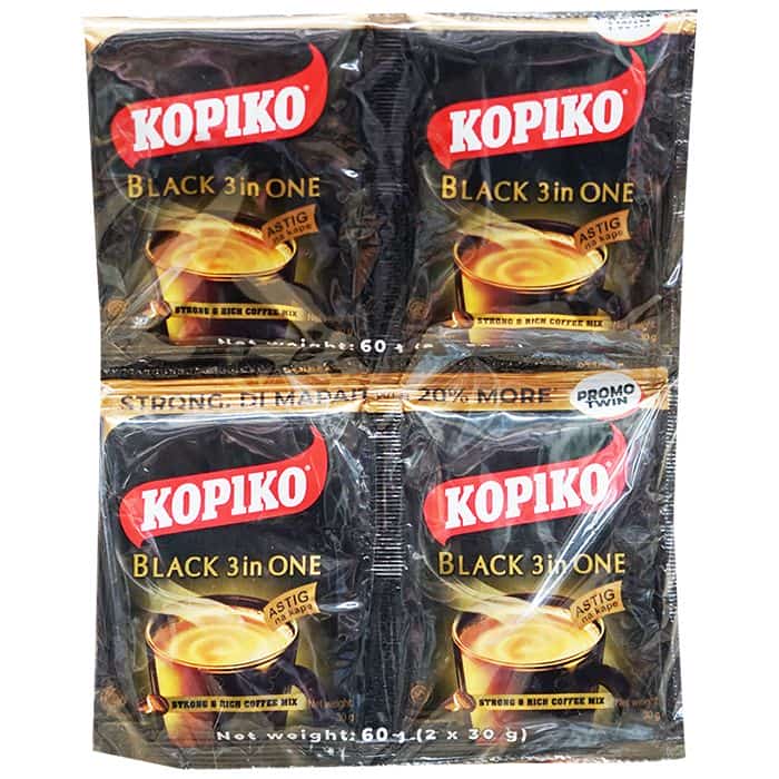 KOPIKO 3in1 Black Twin pack 25g x 10 packs