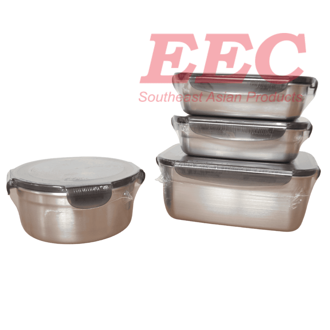 JVR Stainless Steel Food Cont Set