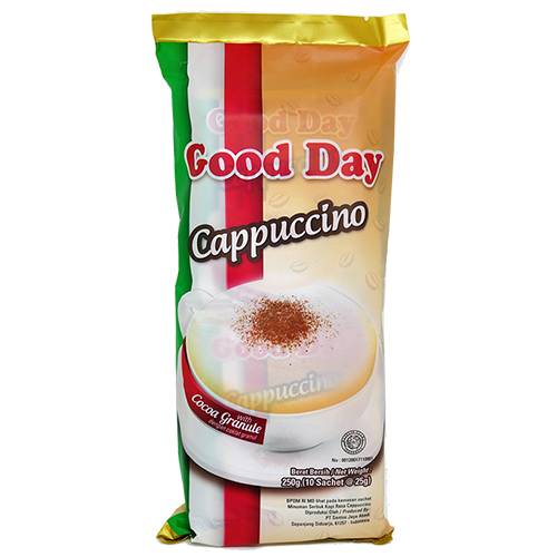 GOOD DAY 3in1 Instant Coffee Cappuccino 25g*10
