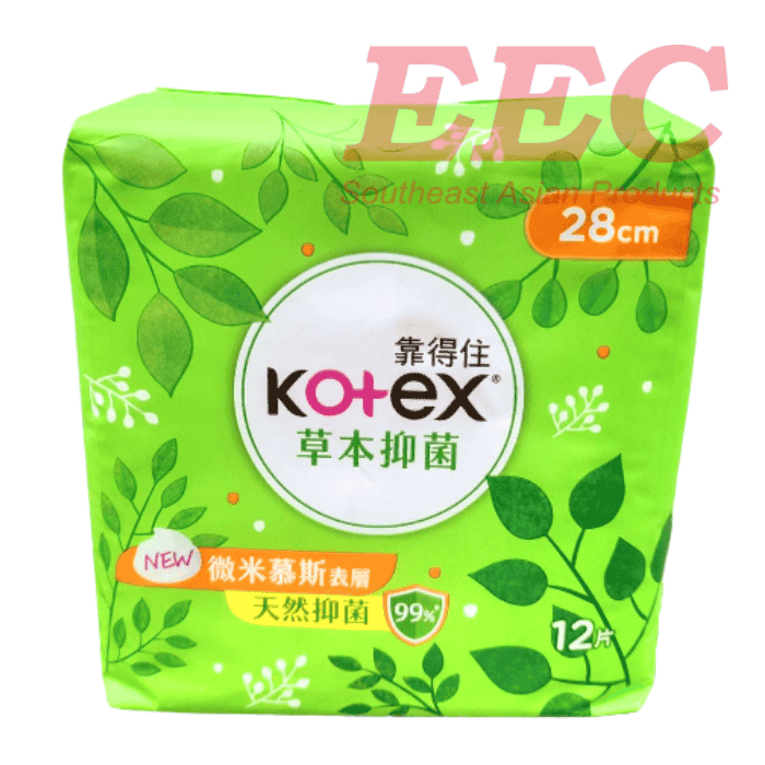 KOTEX Sanitary Napkin Herbal A-bac 28cm 12片/24