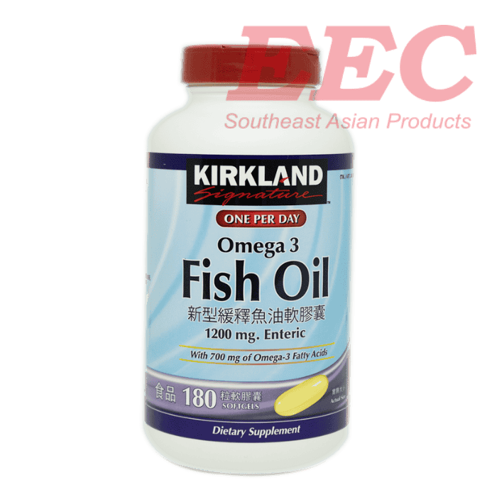 KIRKLAND Omega 3 Fish Oil 180softgels