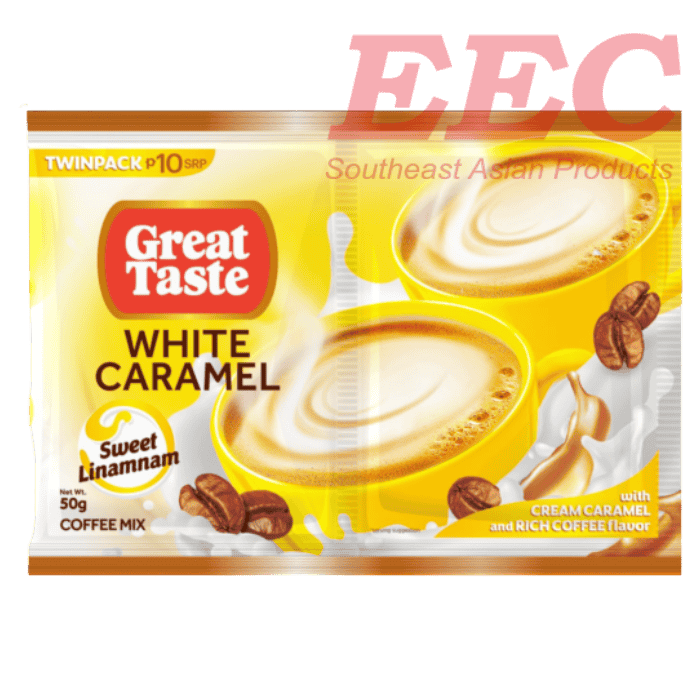 GREAT TASTE White Caramel Coffee Mix TwP 50g/10/12
