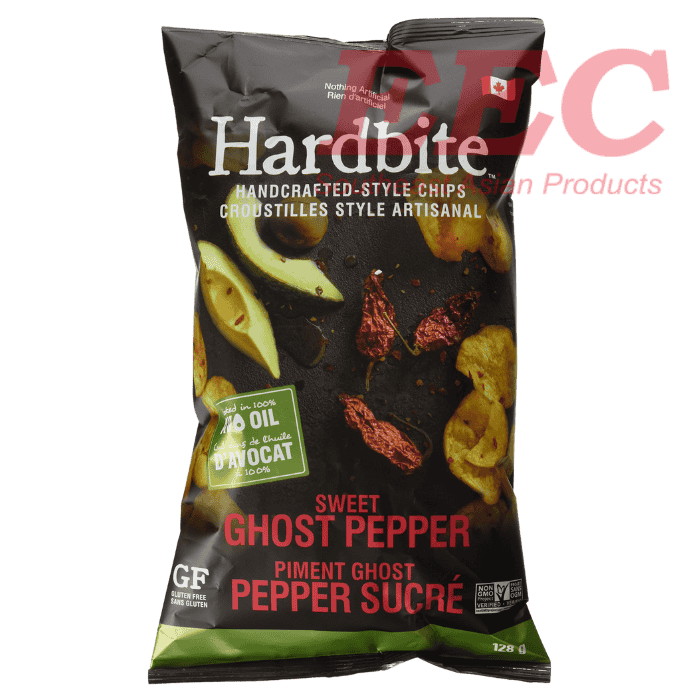 HARDBITE Potato Chips Swt Ghost Pepper 550g