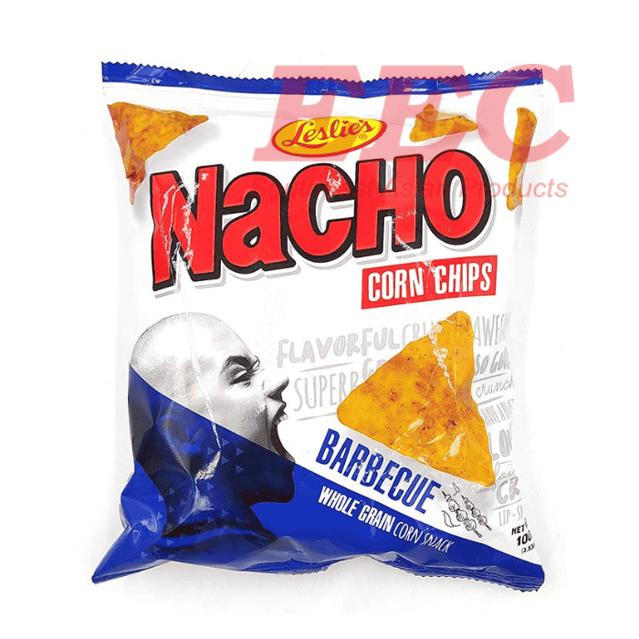 LESLIE\'S Nacho Corn Chips BBQ 100g/40