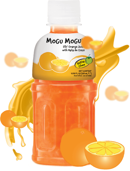 MOGUMOGU Fruit Flavored Drink w/Nata 320ml