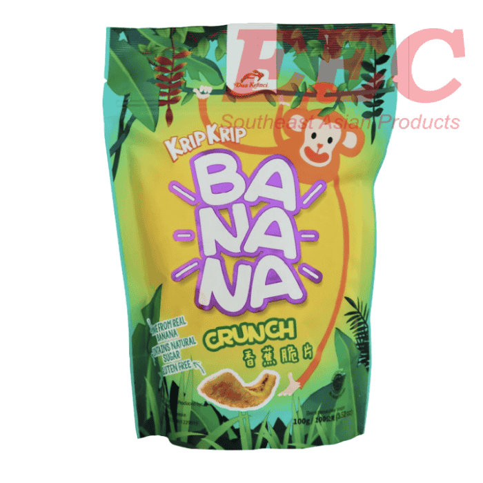 DUA-KELINCI KRIPKRIP Banana Crunch 100g