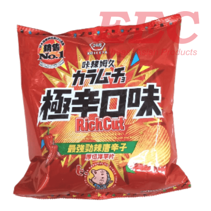 KOIKEYA Karamucho Rich Cut Potato Chips Spicy 128g