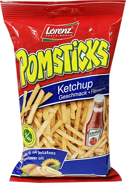 LORENZ POMSTICKS Potato Sticks Ketchup 100g