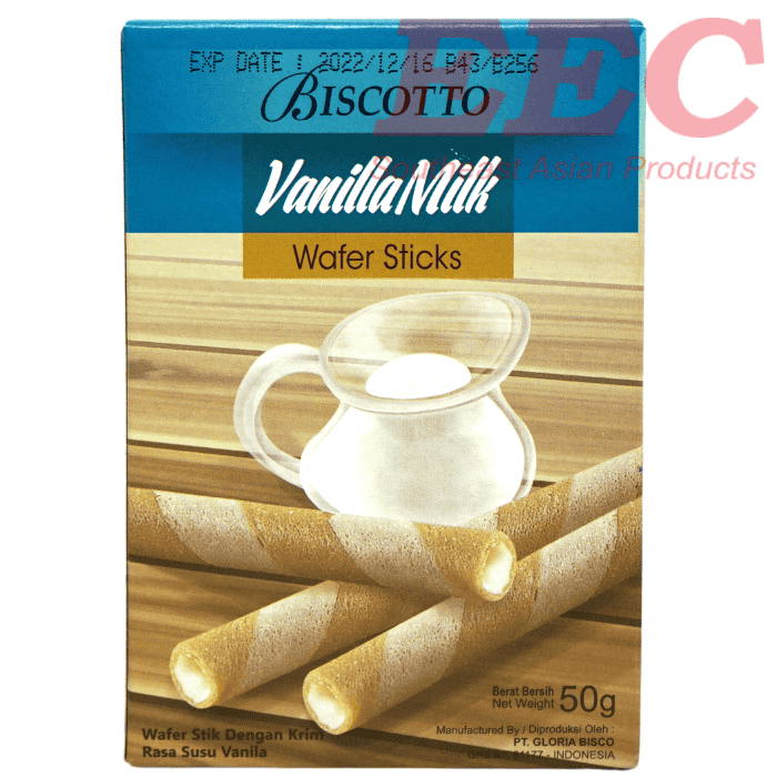 BISCOTTO Wafer Sticks Assortment 50g (Vanilla)